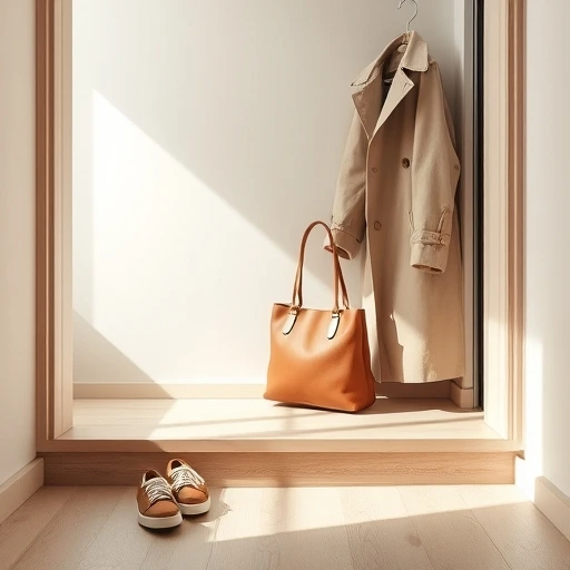 Scarpe pronte accanto alla porta di casa