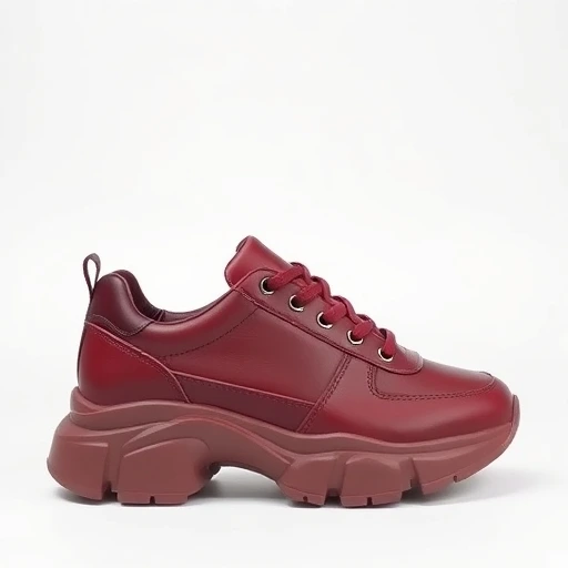 Eco di Cortile — sneaker chunky bordeaux