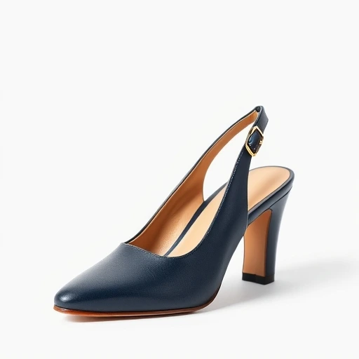 Molo Elegante — slingback blu navy